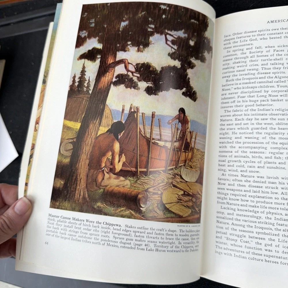 Indians‎ of The Americas National Geographic Color Illustrated Record 1965 HCDJ